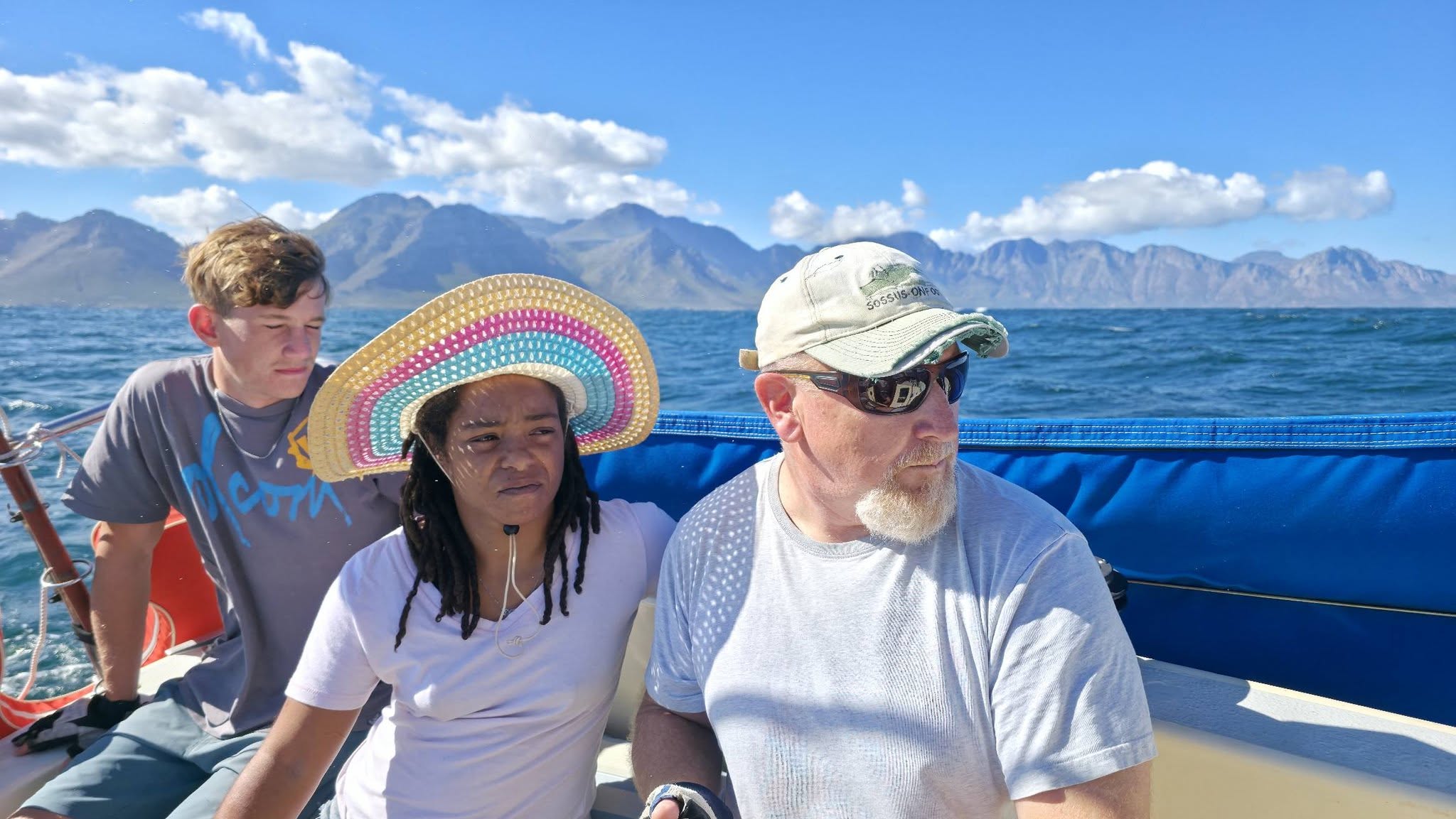 Family keelboat sailing day out of Gordons Bay