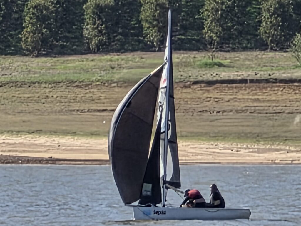 Youth dinghy sailing camps Cape Town - Gennaker training