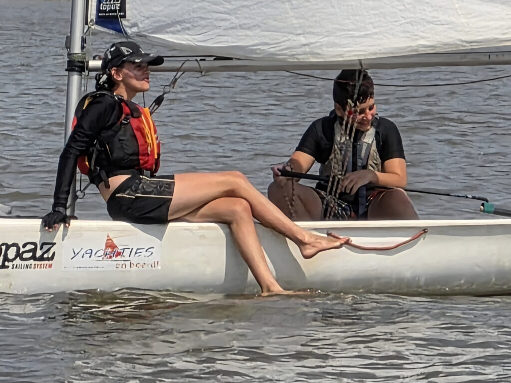 Youth dinghy sailing camps Cape Town - Lets have a break