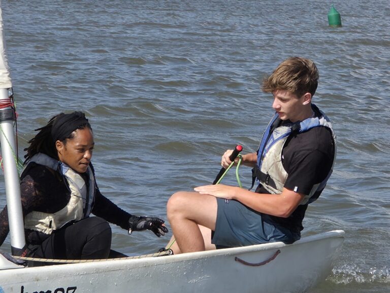 Youth dinghy sailing camps dinghy coaching at Theewater Sports Club